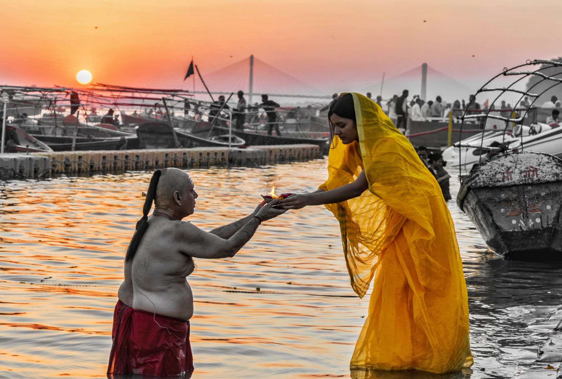 sari dhoti and hindu dharma