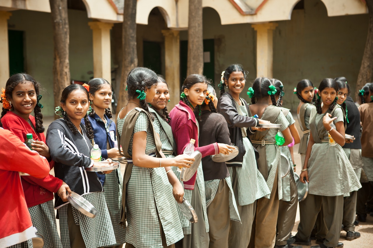Adivasi girls students