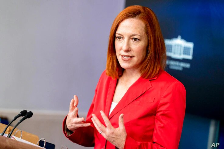 White House press secretary Jen Psaki